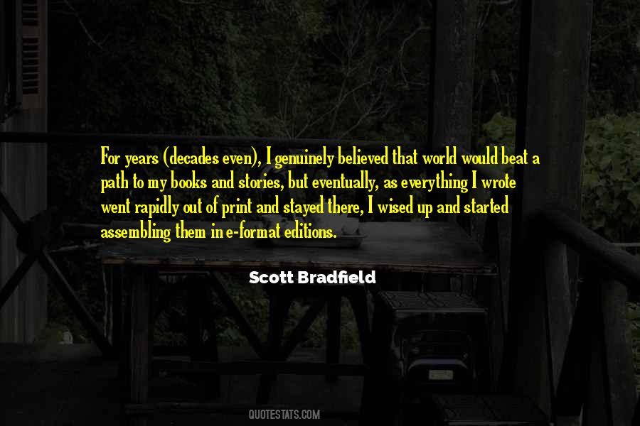 Scott Bradfield Quotes #332780