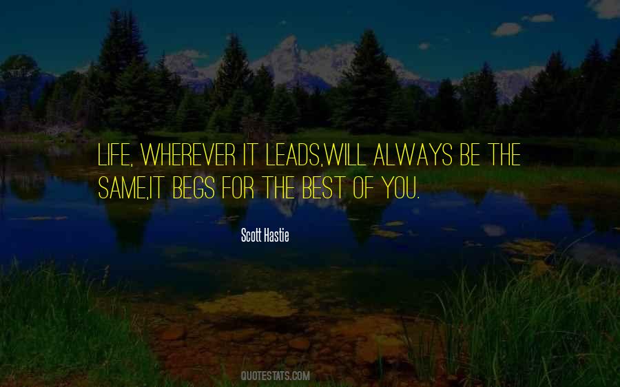 Scott Hastie Quotes #1096599