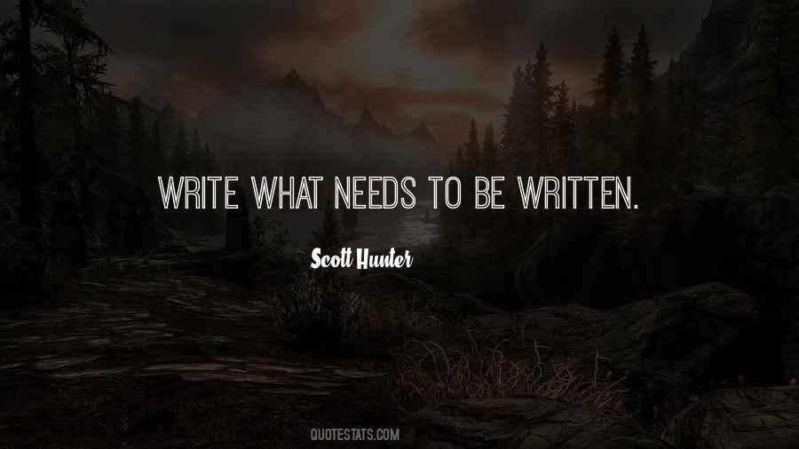 Scott Hunter Quotes #1735071