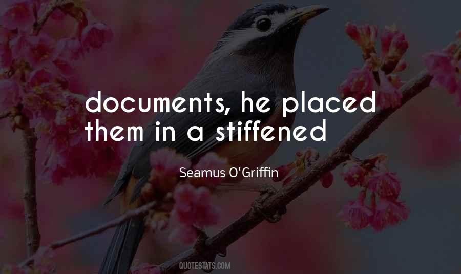 Seamus O'Griffin Quotes #44894 Seamus O'Griffin Quotes #44894
