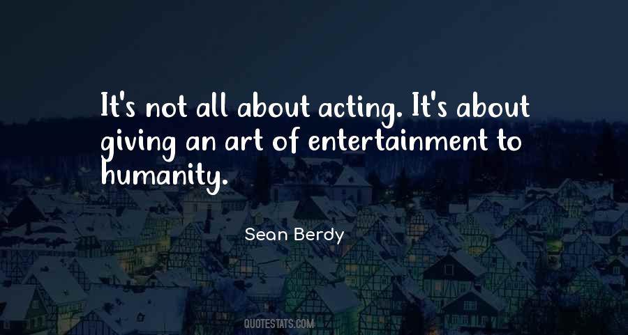 Sean Berdy Quotes #518954