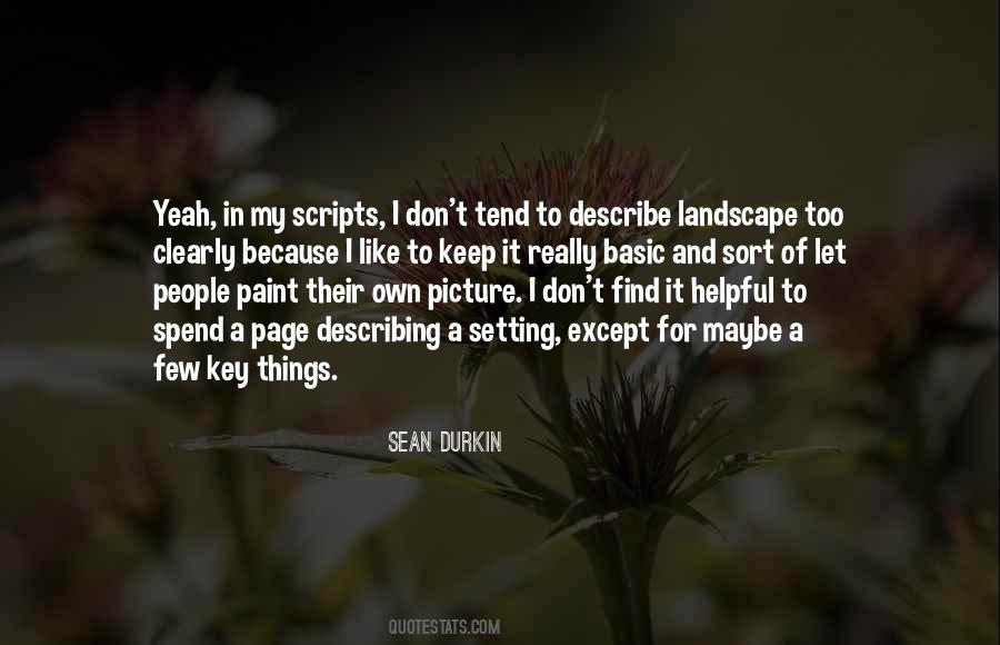 Sean Durkin Quotes #1662269
