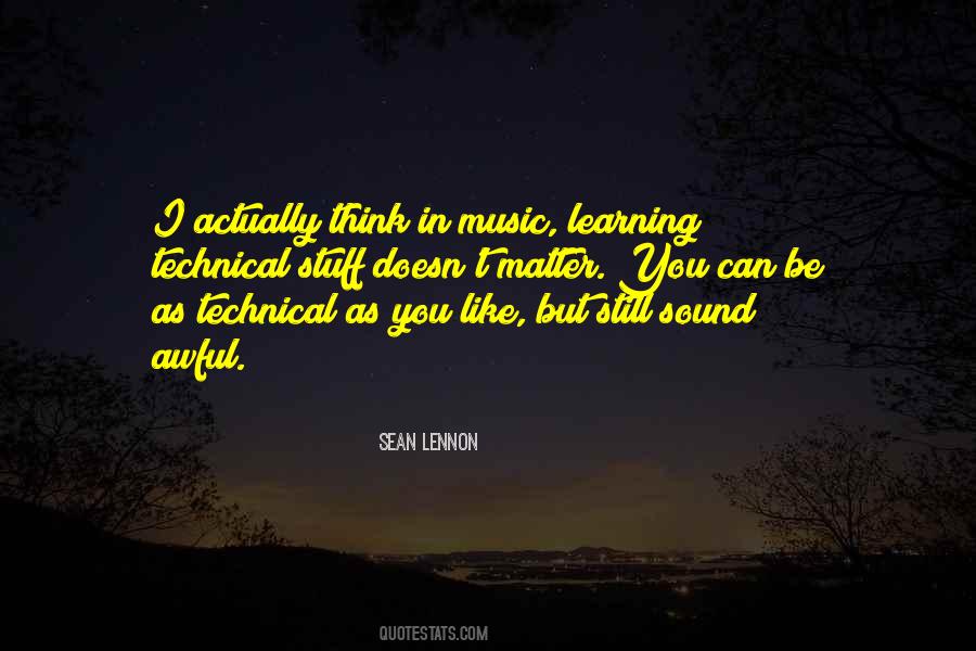 Sean Lennon Quotes #1170857