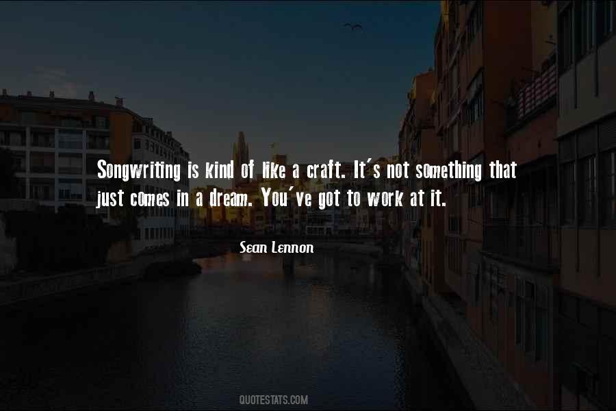 Sean Lennon Quotes #1238526