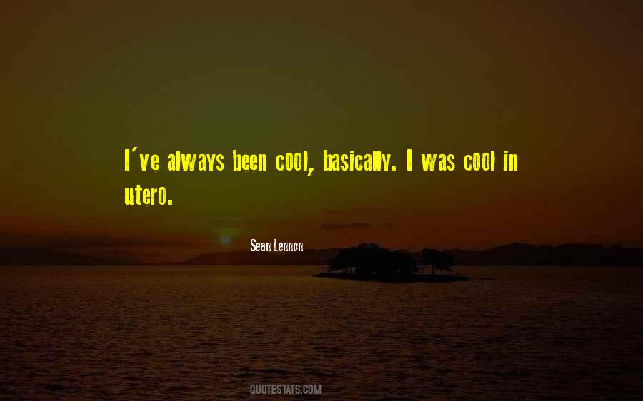 Sean Lennon Quotes #1557265