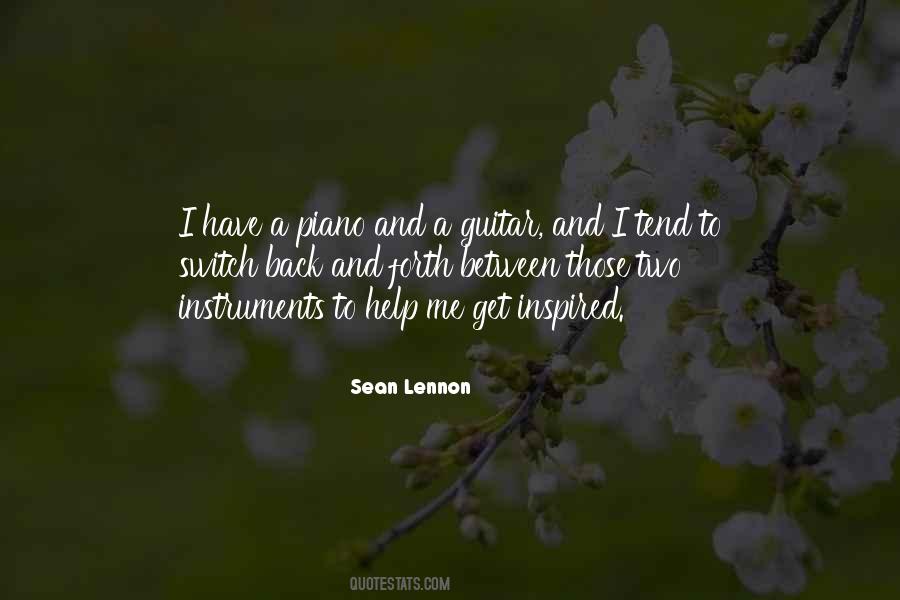 Sean Lennon Quotes #85924