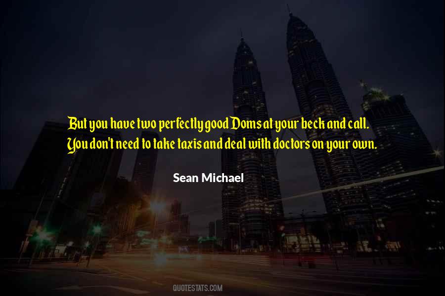 Sean Michael Quotes #1571561