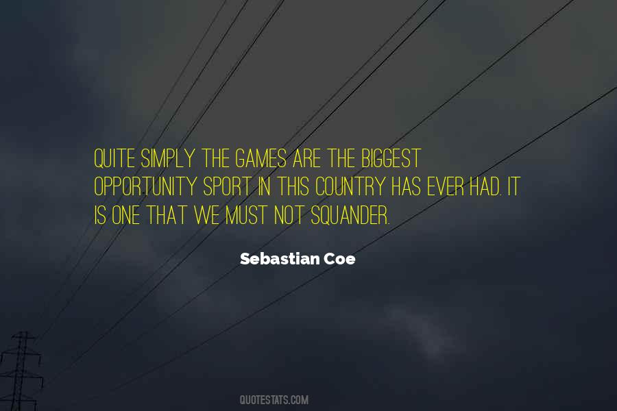 Sebastian Coe Quotes #1208977