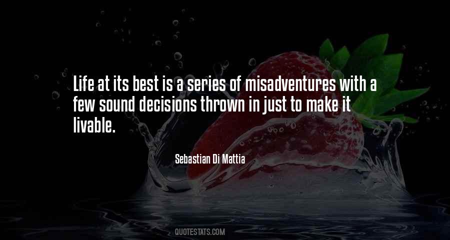 Sebastian Di Mattia Quotes #419825