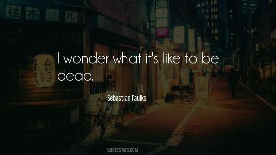 Sebastian Faulks Quotes #1757539