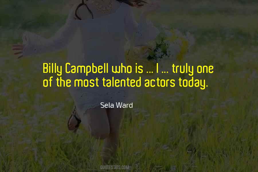 Sela Ward Quotes #417311