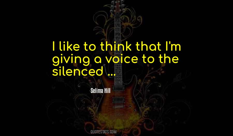 Selima Hill Quotes #1416672