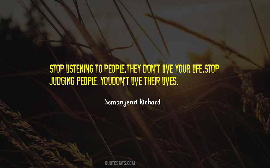 Semanyenzi Richard Quotes #1688785