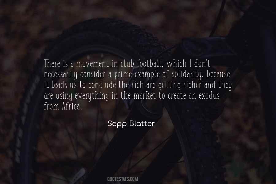 Sepp Blatter Quotes #122014