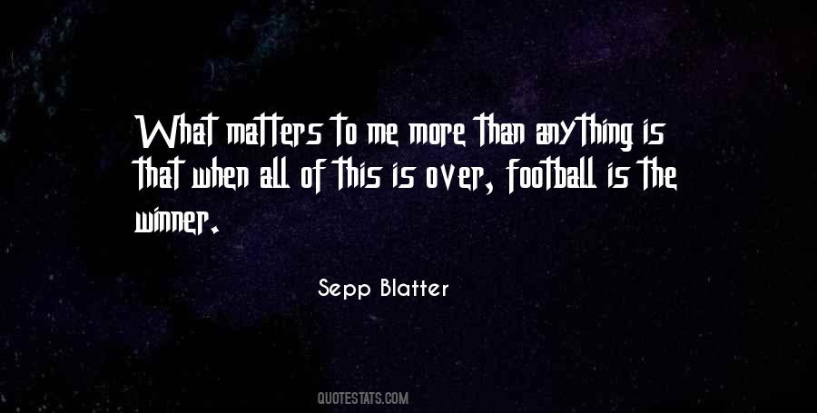 Sepp Blatter Quotes #1483452