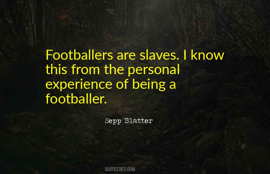 Sepp Blatter Quotes #1834469