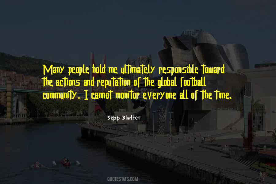 Sepp Blatter Quotes #345561