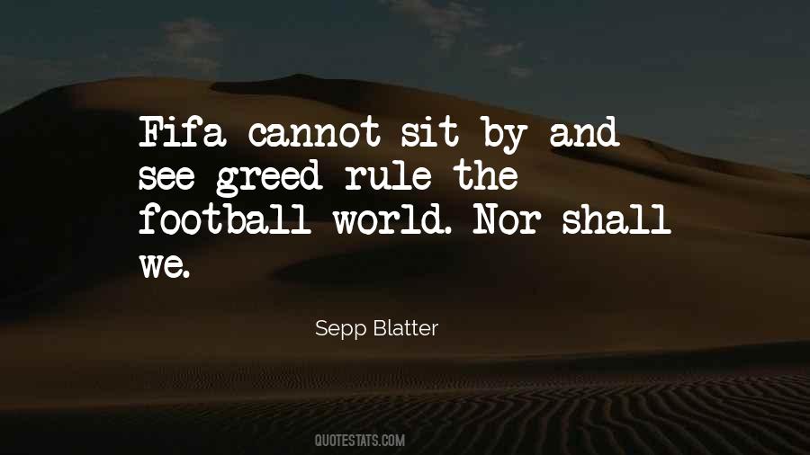 Sepp Blatter Quotes #560752