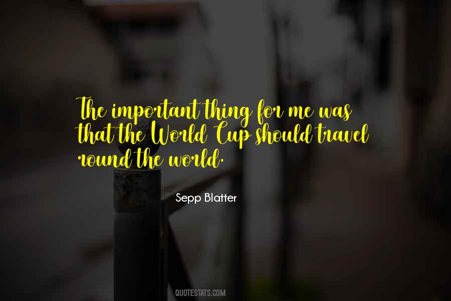 Sepp Blatter Quotes #651665