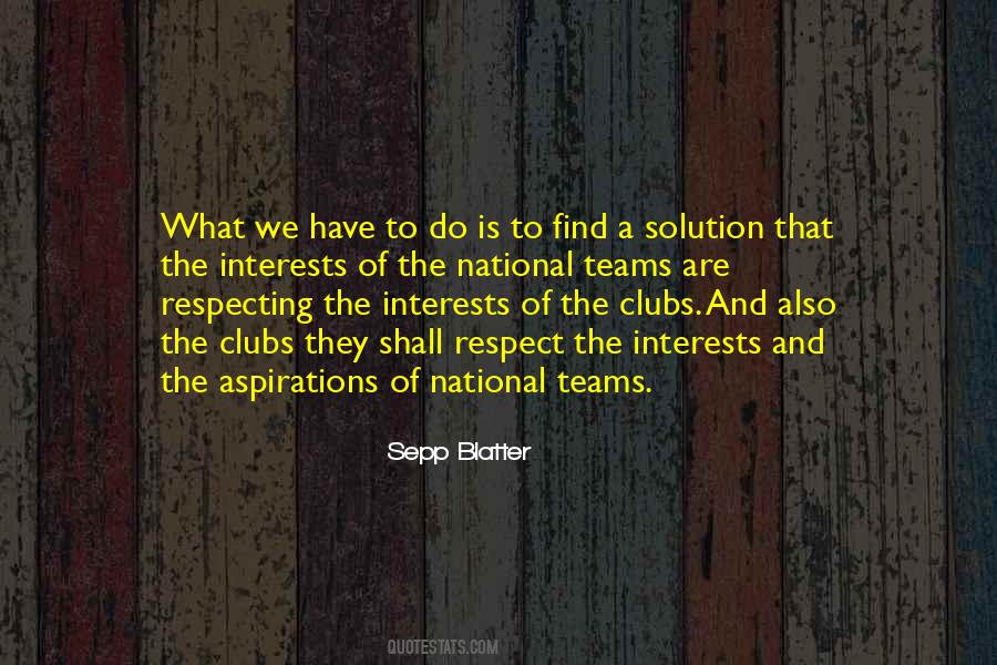 Sepp Blatter Quotes #801169