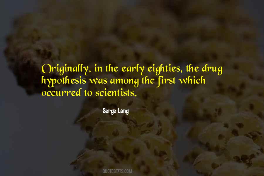 Serge Lang Quotes #186911