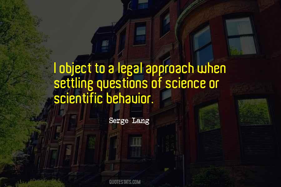 Serge Lang Quotes #704369