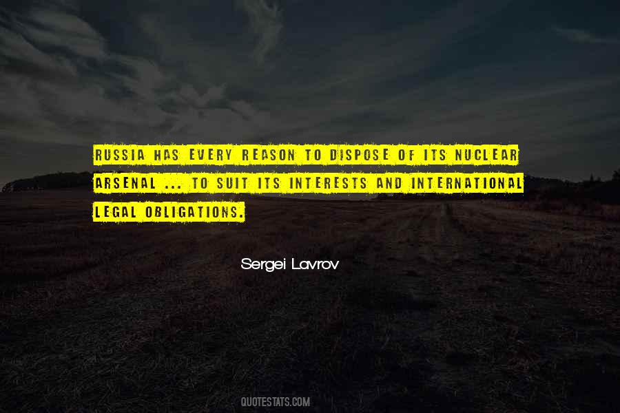 Sergei Lavrov Quotes #1630691