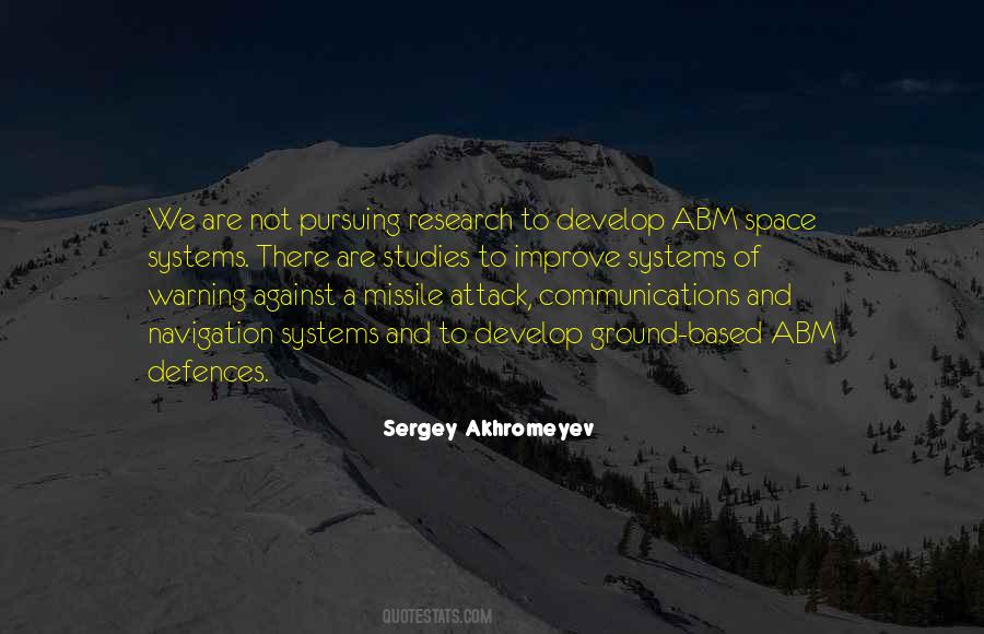 Sergey Akhromeyev Quotes #719840