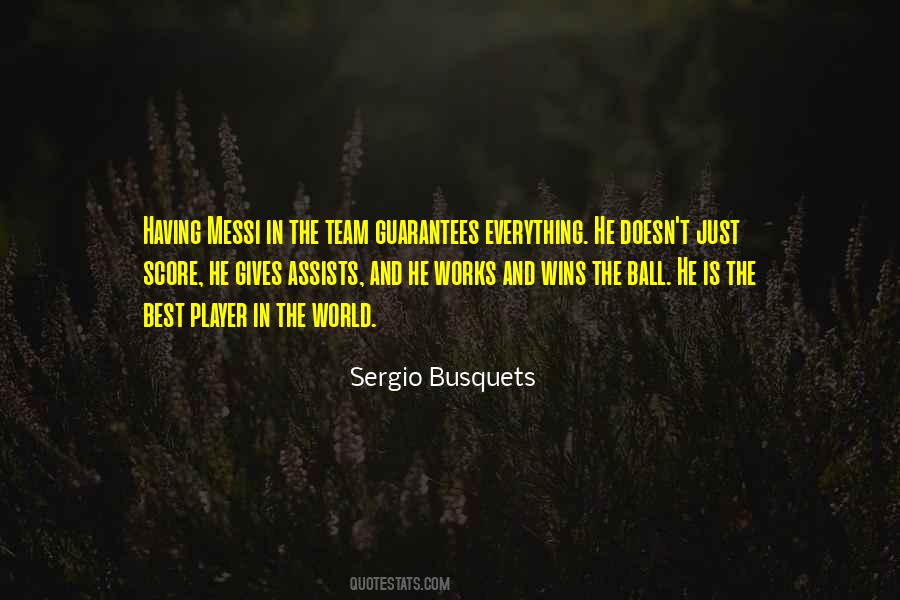 Sergio Busquets Quotes #778888