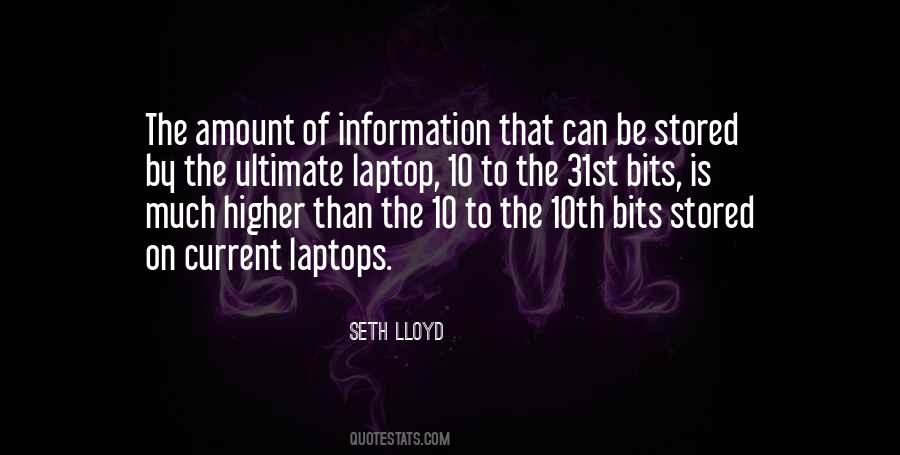 Seth Lloyd Quotes #1607144