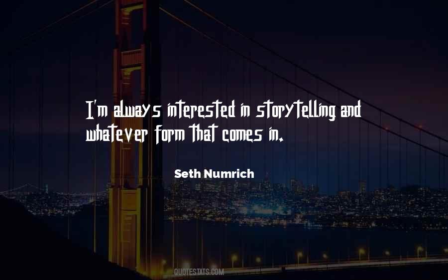 Seth Numrich Quotes #1114709