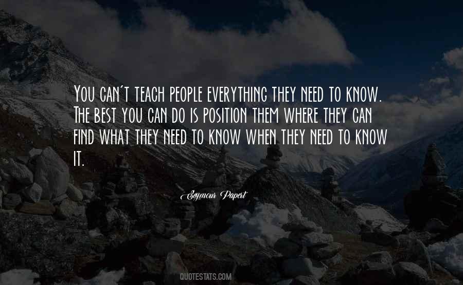 Seymour Papert Quotes #1779787