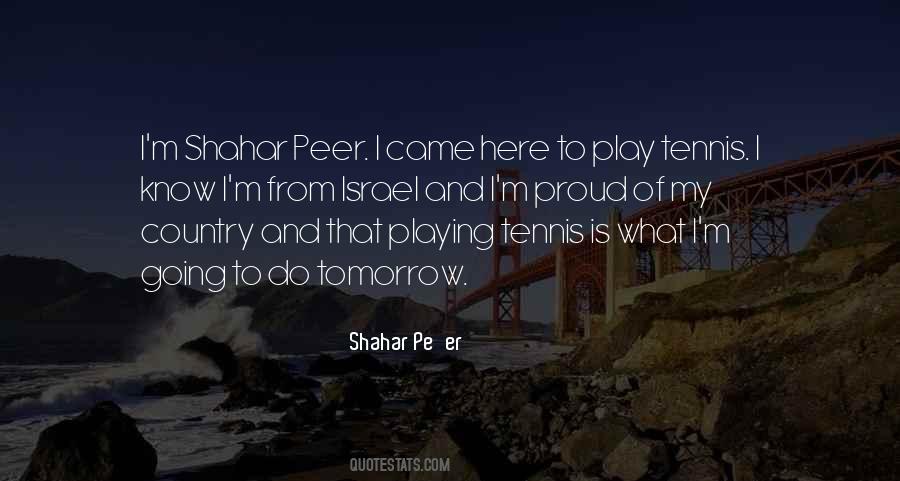 Shahar Pe'er Quotes #1233914