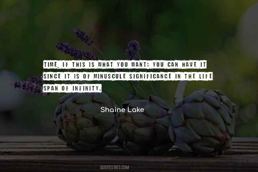 Shaine Lake Quotes #168836