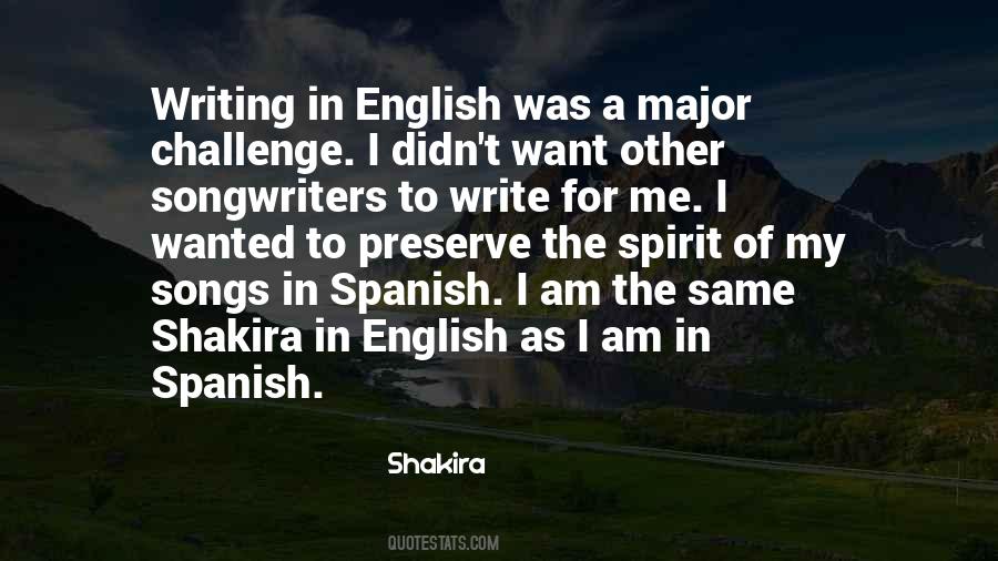 Shakira Quotes #97792