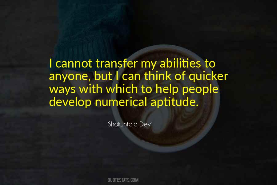 Shakuntala Devi Quotes #526650