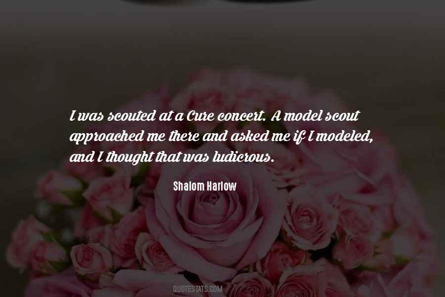 Shalom Harlow Quotes #134455