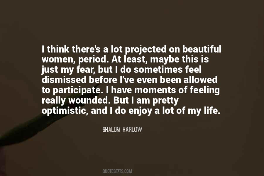 Shalom Harlow Quotes #77577