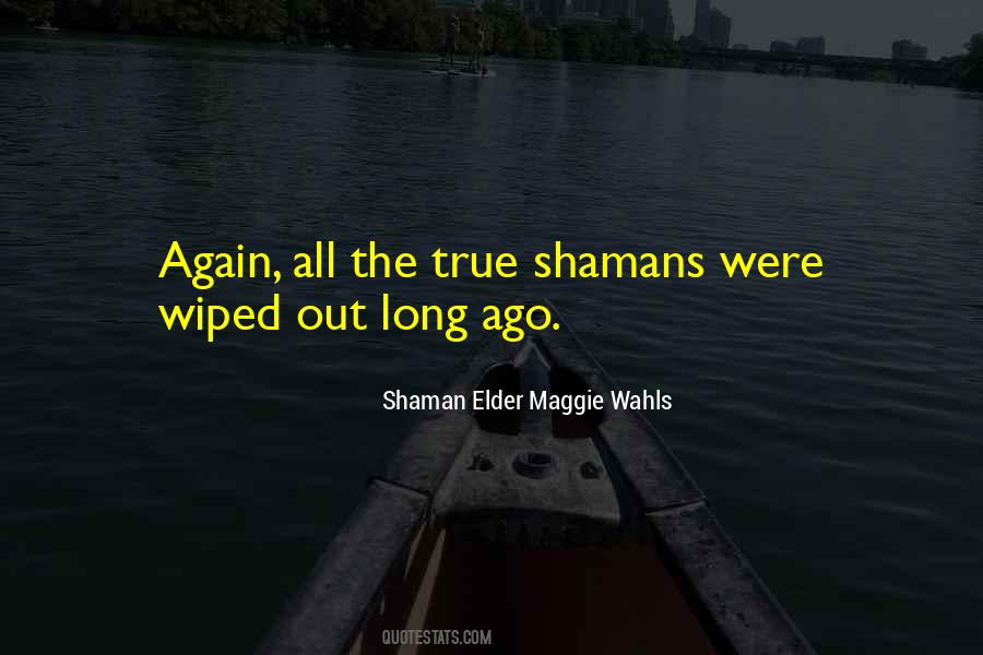 Shaman Elder Maggie Wahls Quotes #1399979