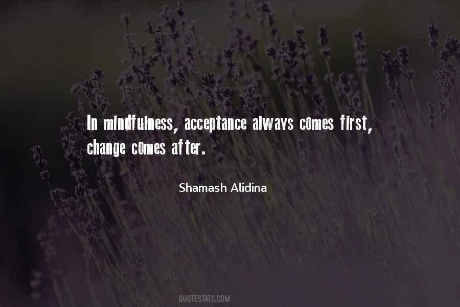 Shamash Alidina Quotes #1348115