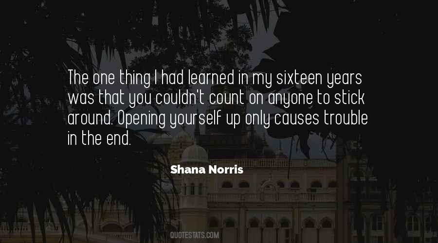 Shana Norris Quotes #1298669