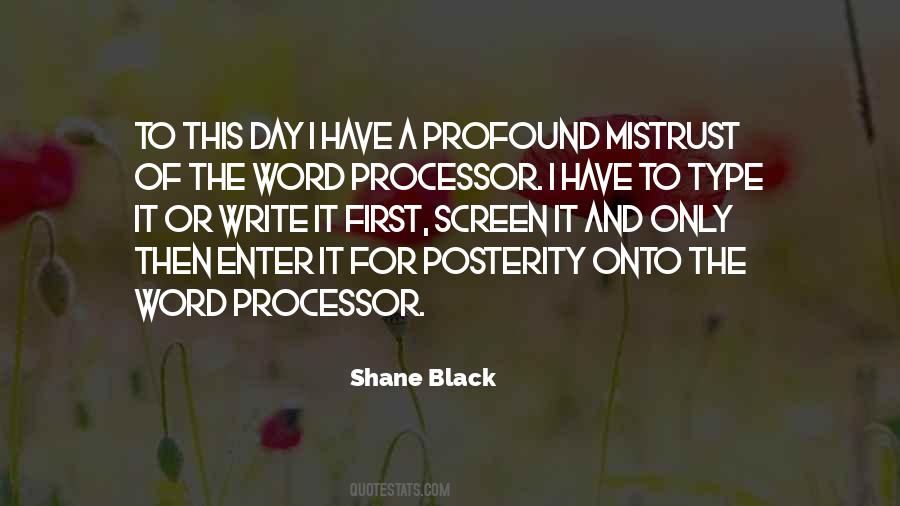 Shane Black Quotes #977287