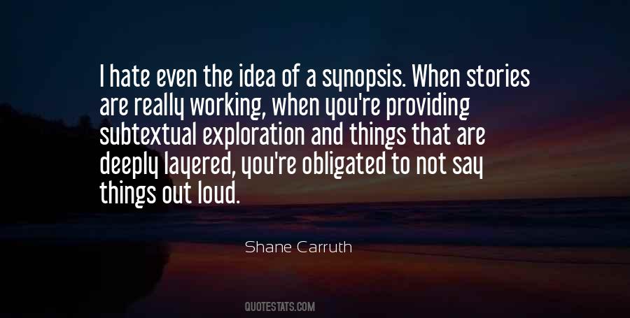 Shane Carruth Quotes #1772887 Shane Carruth Quotes #1772887
