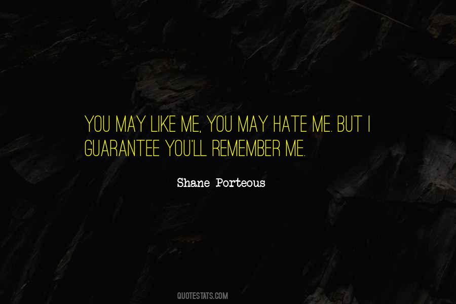 Shane Porteous Quotes #148125