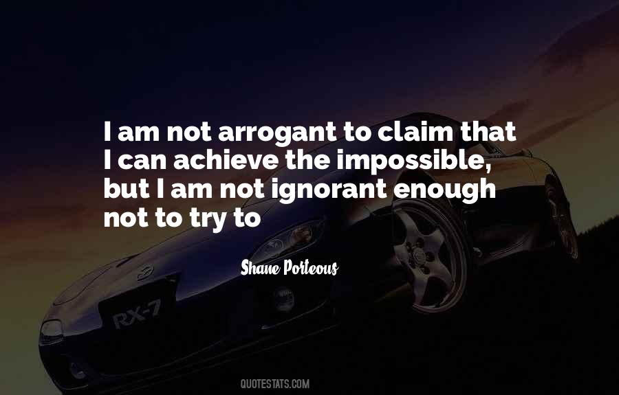 Shane Porteous Quotes #338152