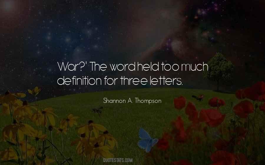 Shannon A. Thompson Quotes #1383753