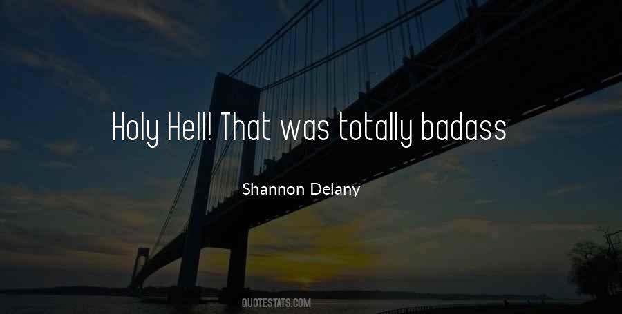 Shannon Delany Quotes #1353259