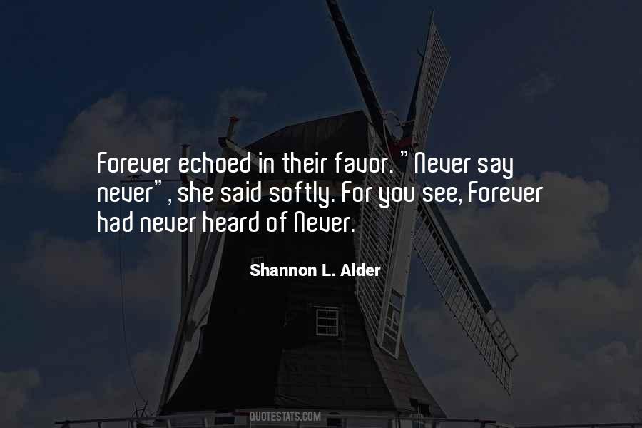Shannon L. Alder Quotes #32266