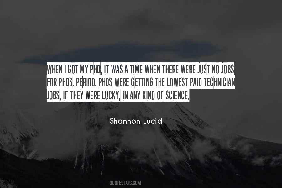 Shannon Lucid Quotes #734667