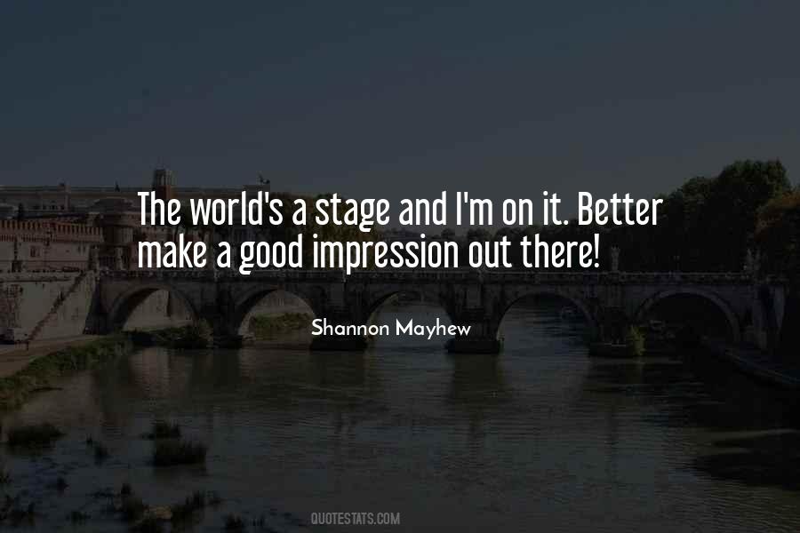 Shannon Mayhew Quotes #246255